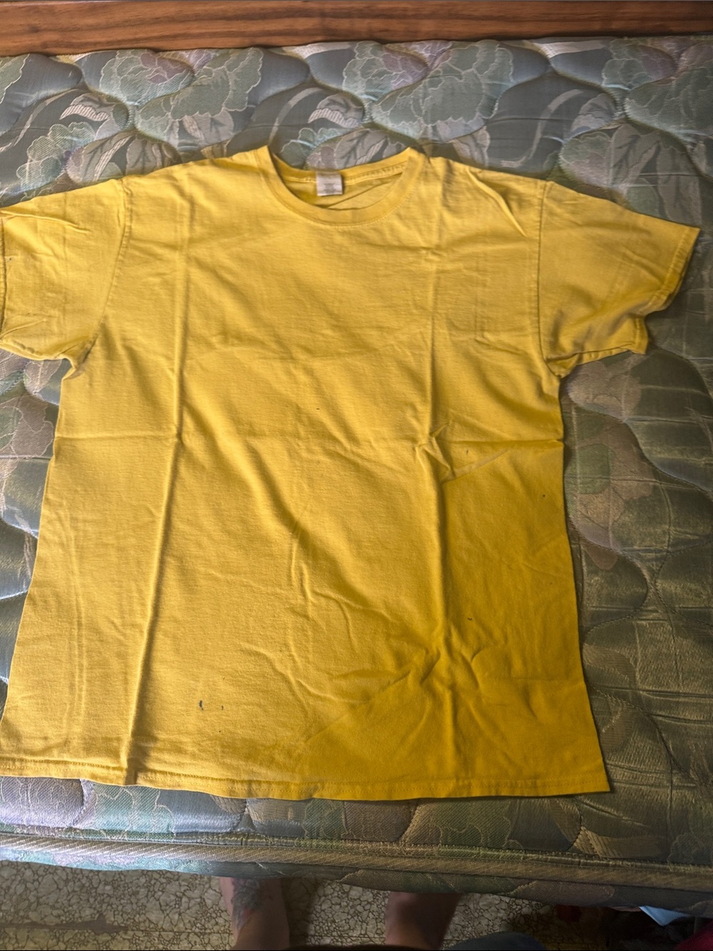 Gildan Bright Yellow Short Sleeve Crewneck Tee